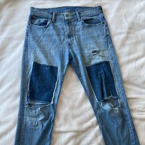 Levi’s light / medium wash jeans. 511. W 36 L 30